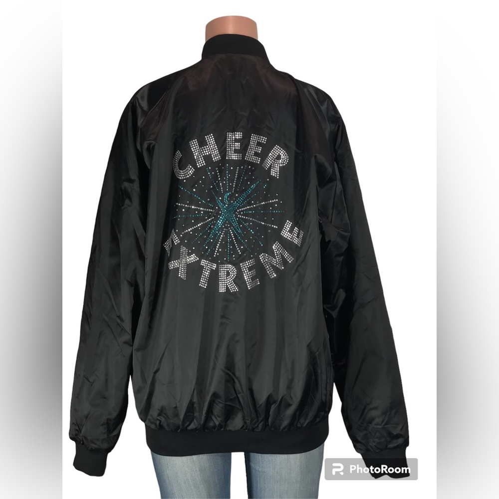 Cardinal Frat Satin Bomber Women Jacket ➖Size L - Picture 4 of 12